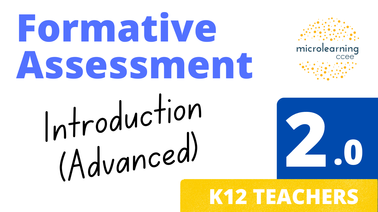 Formative Assessment 201 – Introduction (Advanced)
