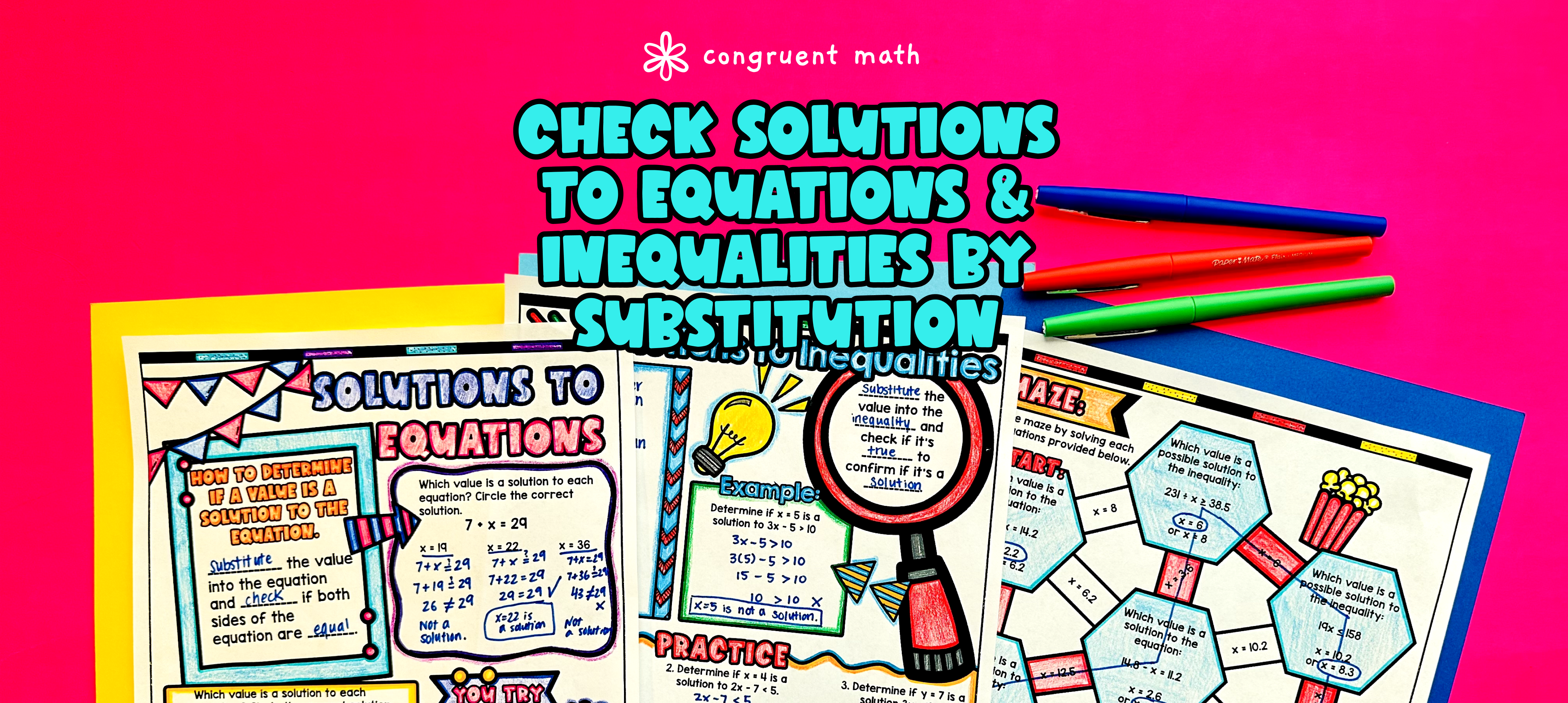 Determine Solutions that Makes Equations and Inequalities True
