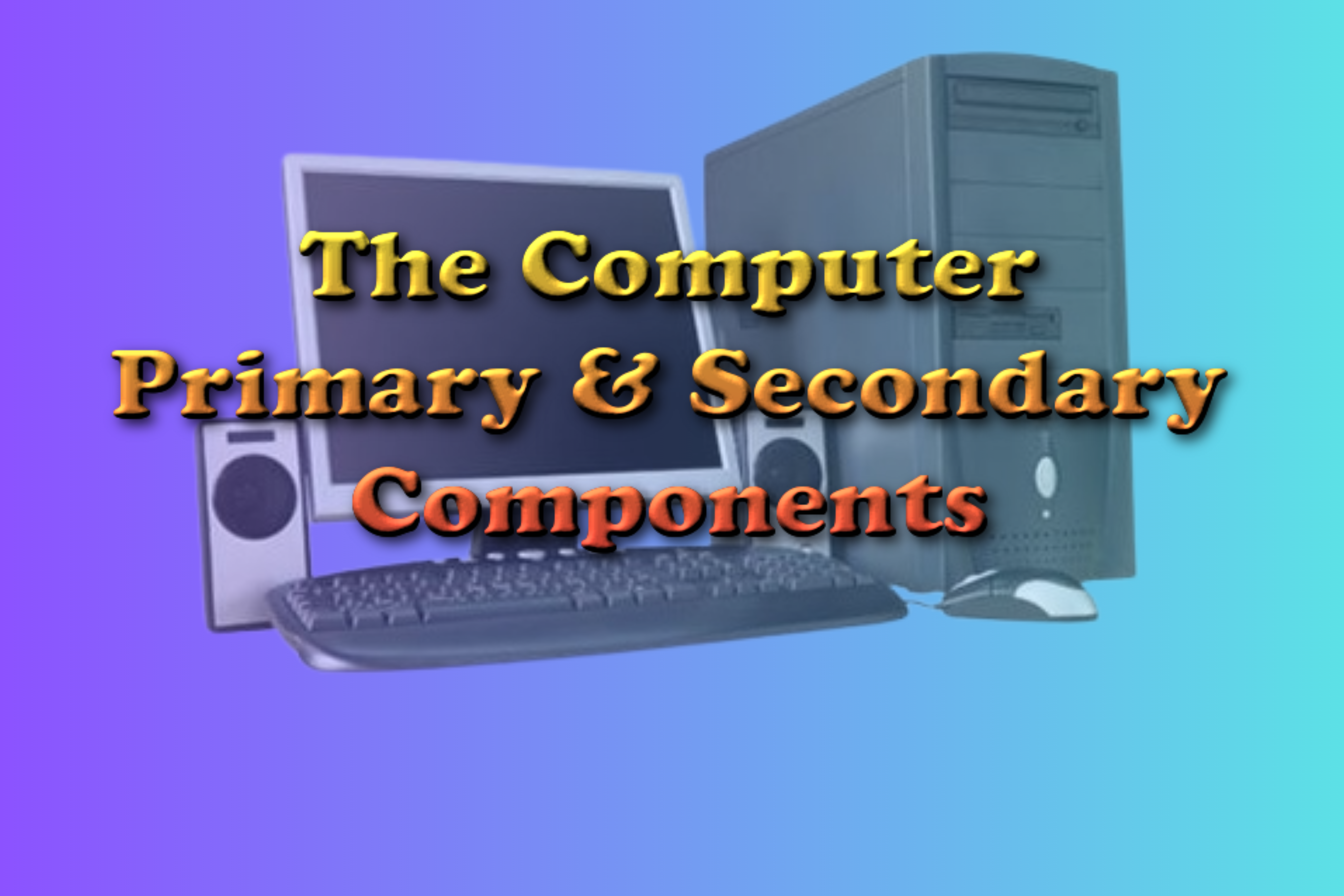 Basics in Computers: Primary and Secondary Components