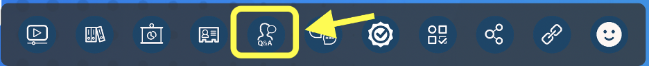 webinar toolbar